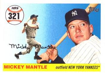 2007 Topps - Mickey Mantle Home Run History #MHR321 Mickey Mantle Front