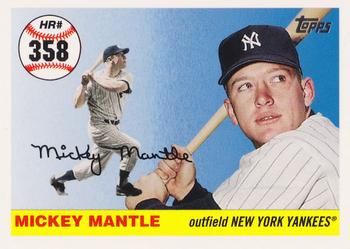 2007 Topps - Mickey Mantle Home Run History #MHR358 Mickey Mantle Front