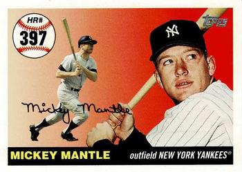 2007 Topps - Mickey Mantle Home Run History #MHR397 Mickey Mantle Front