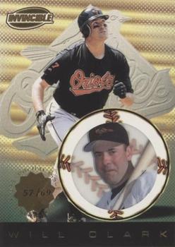 1999 Pacific Invincible - Opening Day #20 Will Clark  Front