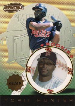 1999 Pacific Invincible - Opening Day #87 Torii Hunter  Front