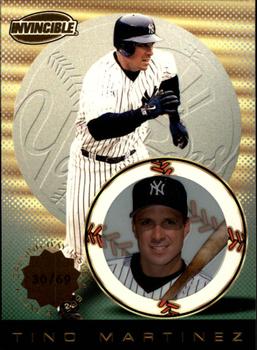 1999 Pacific Invincible - Opening Day #102 Tino Martinez  Front