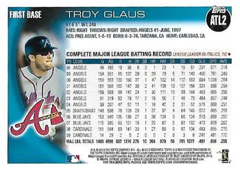 2010 Topps Atlanta Braves #ATL2 Troy Glaus Back