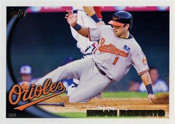 2010 Topps Baltimore Orioles #BAL7 Brian Roberts Front