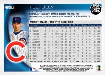 2010 Topps Chicago Cubs #CHC2 Ted Lilly Back