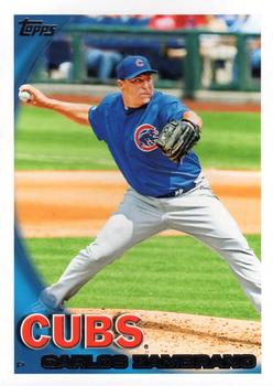 2010 Topps Chicago Cubs #CHC15 Carlos Zambrano Front