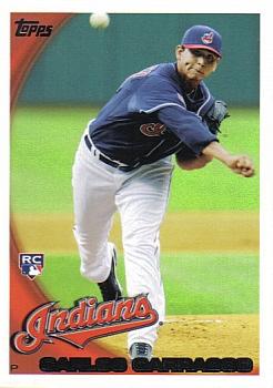 2010 Topps Cleveland Indians #CLE7 Carlos Carrasco Front