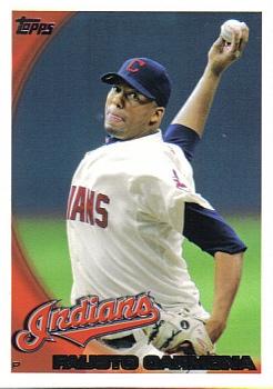 2010 Topps Cleveland Indians #CLE10 Fausto Carmona Front