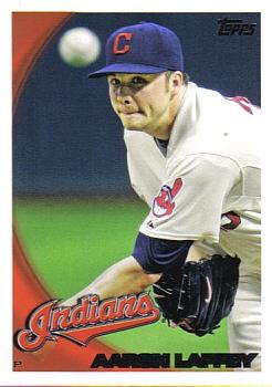 2010 Topps Cleveland Indians #CLE12 Aaron Laffey Front