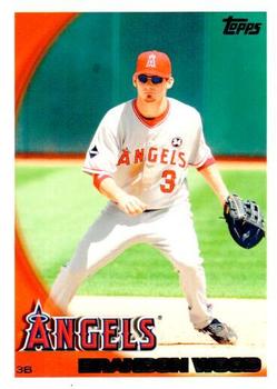 2010 Topps Los Angeles Angels #LAA7 Brandon Wood Front