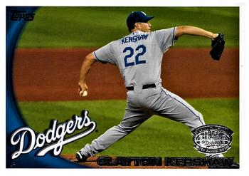 2010 Topps Los Angeles Dodgers #LAD4 Clayton Kershaw Front
