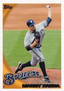 2010 Topps Milwaukee Brewers #MIL17 Manny Parra Front