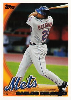 2010 Topps New York Mets #NYM3 Carlos Delgado Front