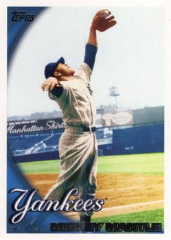 2010 Topps New York Yankees #NYY7 Mickey Mantle Front