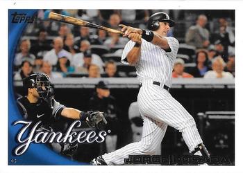 2010 Topps New York Yankees #NYY13 Jorge Posada Front