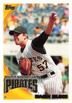 2010 Topps Pittsburgh Pirates #PIT7 Zach Duke Front