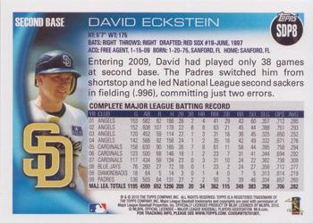 2010 Topps San Diego Padres #SDP8 David Eckstein Back