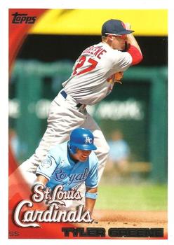 2010 Topps St. Louis Cardinals #STL5 Tyler Greene Front