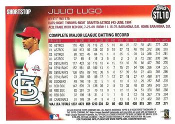 2010 Topps St. Louis Cardinals #STL10 Julio Lugo Back