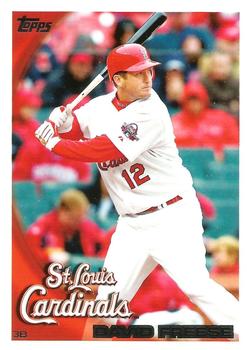 2010 Topps St. Louis Cardinals #STL17 David Freese Front