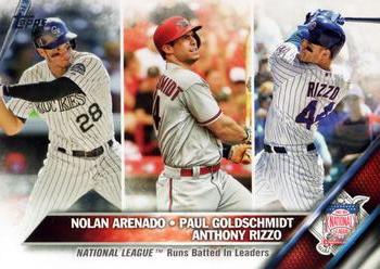 2016 Topps #166 National League Runs Batted In Leaders Front