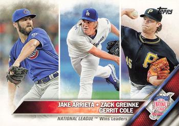 2016 Topps #220 National League Wins Leaders Front