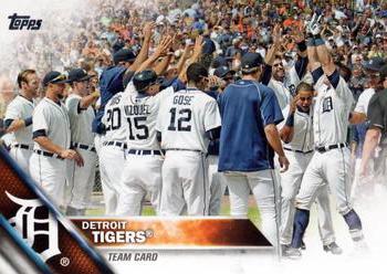 2016 Topps #297 Detroit Tigers Front