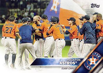 2016 Topps #302 Houston Astros Front