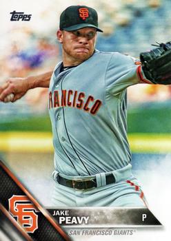 2016 Topps #320 Jake Peavy Front