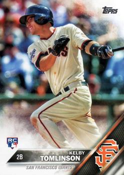2016 Topps #322 Kelby Tomlinson Front