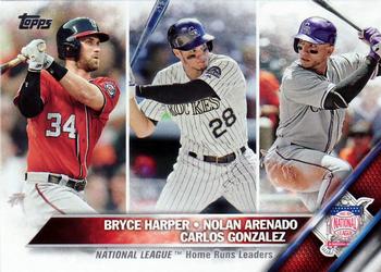 2016 Topps #337 National League Home Runs Leaders Front