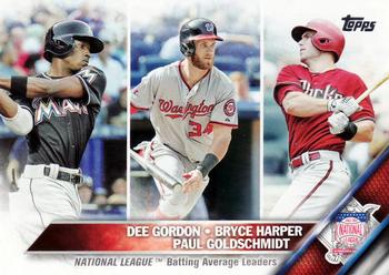 2016 Topps #338 National League Batting Average Leaders Front