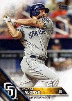 2016 Topps #345 Yonder Alonso Front