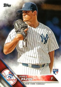 2016 Topps #365 James Pazos Front