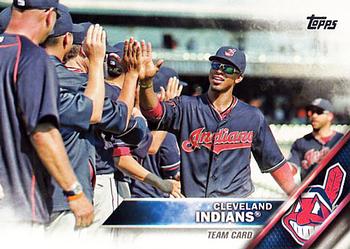 2016 Topps #398 Cleveland Indians Front