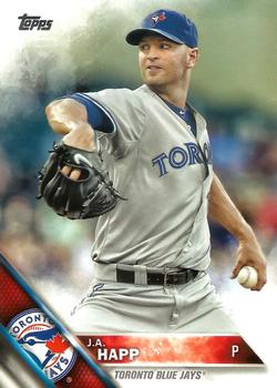 2016 Topps #449 J.A. Happ Front
