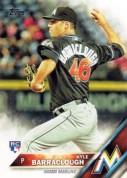 2016 Topps #519 Kyle Barraclough Front