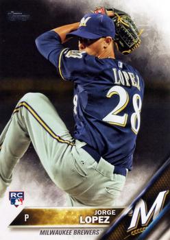2016 Topps #634 Jorge Lopez Front