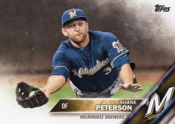 2016 Topps #672 Shane Peterson Front