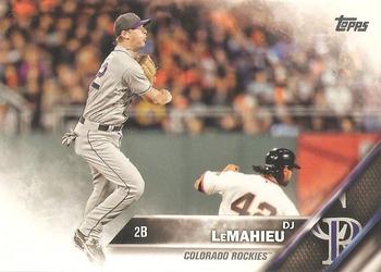 2016 Topps #661 DJ LeMahieu Front