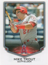 2016 Topps Stickers #2 Mike Trout Front