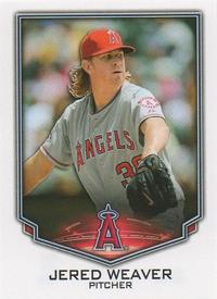 2016 Topps Stickers #7 Jered Weaver Front