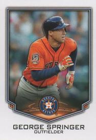 2016 Topps Stickers #11 George Springer Front