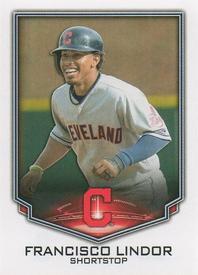 2016 Topps Stickers #42 Francisco Lindor Front