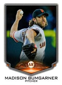 2016 Topps Stickers #222 Madison Bumgarner Front