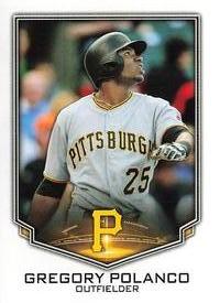 2016 Topps Stickers #281 Gregory Polanco Front