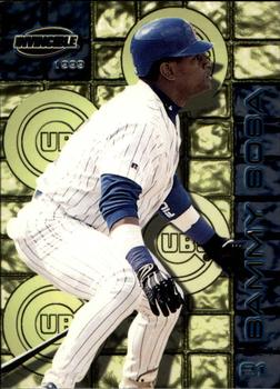 1999 Pacific Invincible - Thunder Alley #5 Sammy Sosa  Front
