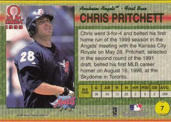 1999 Pacific Omega - Copper #7 Chris Pritchett  Back