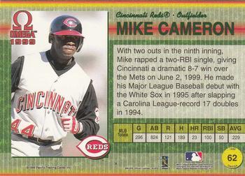 1999 Pacific Omega - Copper #62 Mike Cameron  Back
