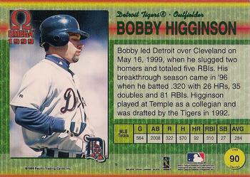 1999 Pacific Omega - Copper #90 Bobby Higginson  Back